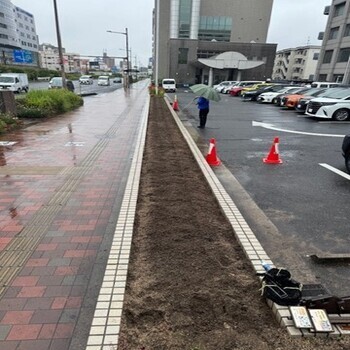 写真:作業後