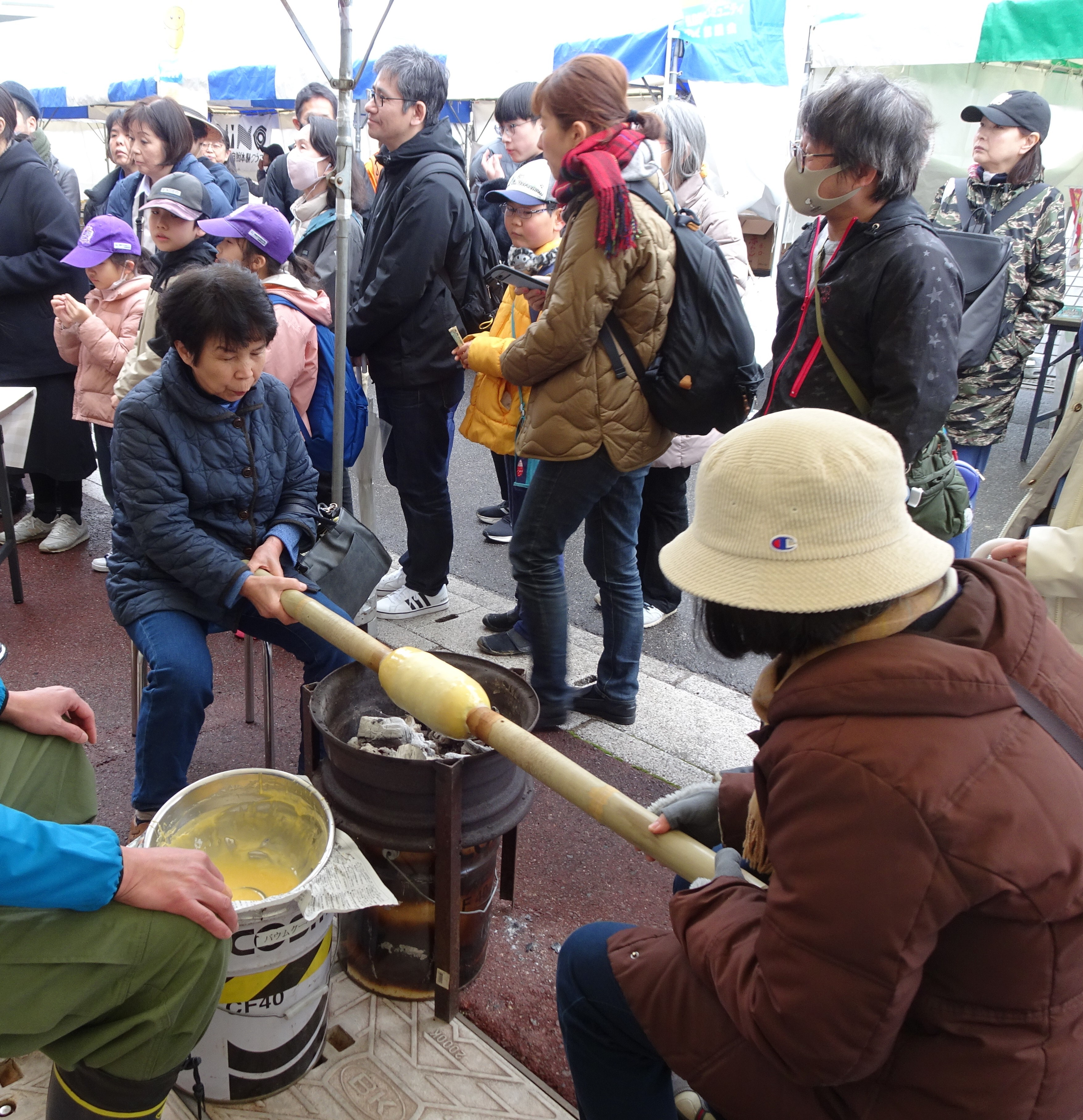 写真：似島会場の様子