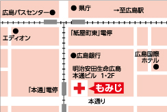 地図：献血ルームもみじ
