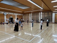 写真:なぎなた教室1