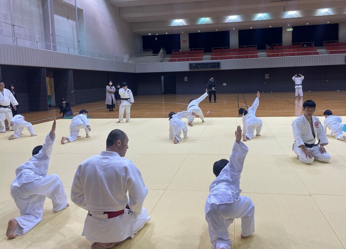 写真:柔道 体験会の様子1