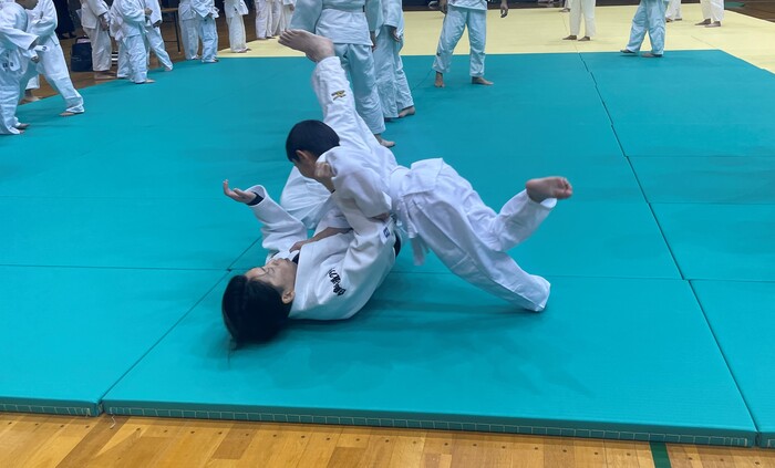 写真:柔道 体験会の様子2