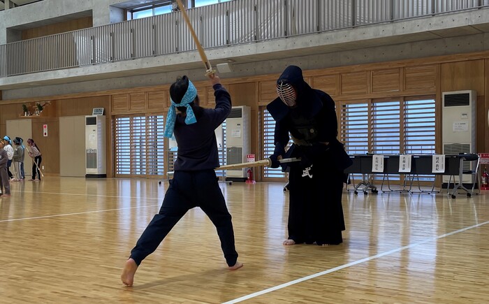 写真:剣道体験
