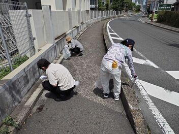 清掃の様子