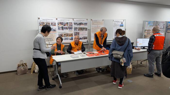 安芸区中野学区　出展の様子