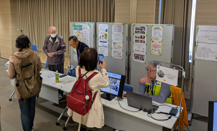 安佐南区毘沙門台学区　出展の様子