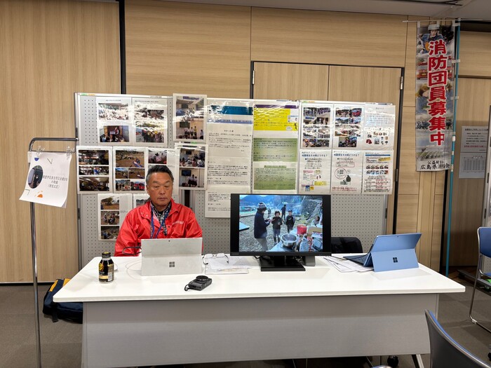 安佐北区飯室学区　出展の様子