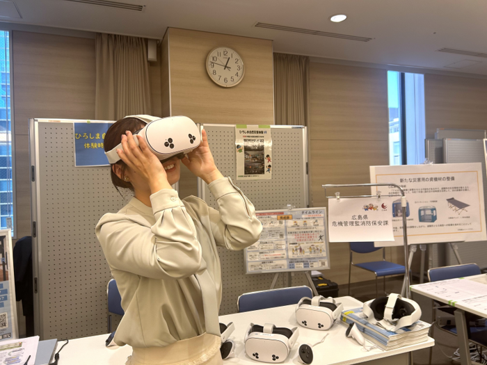 広島県危機管理監消防保安課　出展の様子の写真