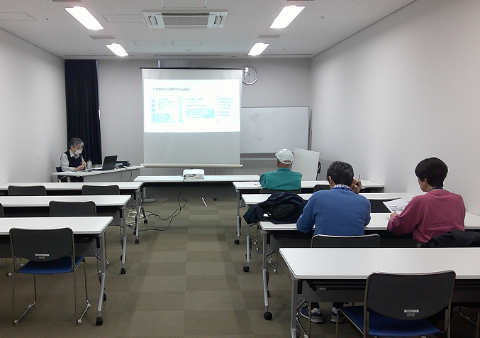 広島市社会福祉協議会　講義の様子の写真