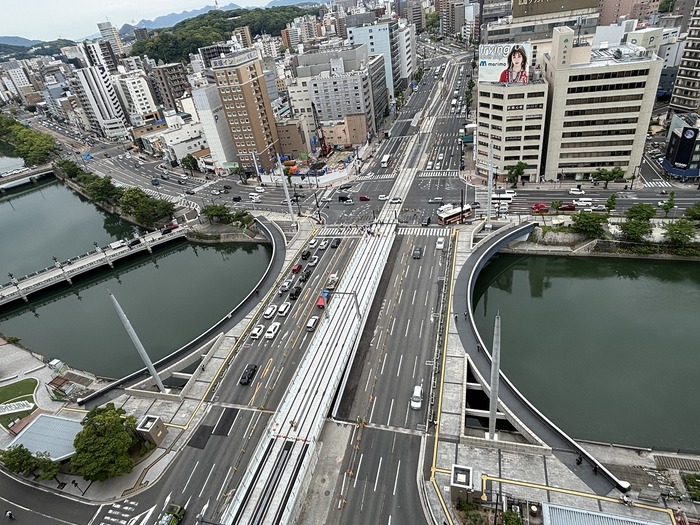 駅前大橋付近の写真