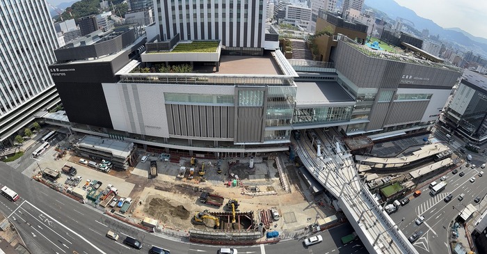 広島駅南口広場の全景写真