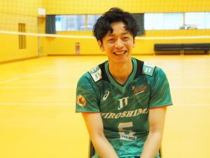 写真：広島サンダーズ　井上慎一朗選手　正面