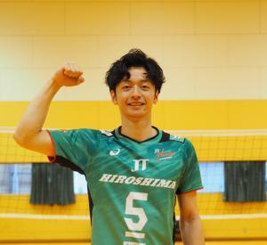 写真：広島サンダーズ　井上慎一朗選手