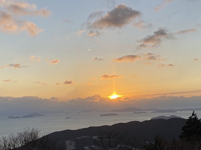 高照山から見る日の出