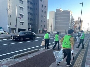 清掃活動の様子