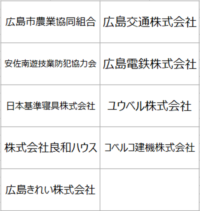 協賛企業一覧その2