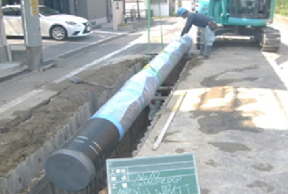 【画像】水道管更新の様子