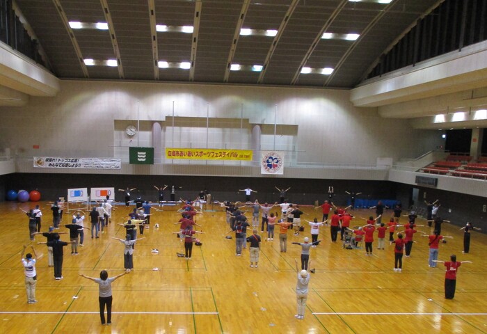 ミニ運動会　準備体操