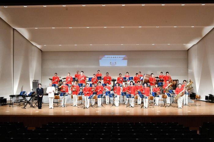 消防音楽隊　活動風景1