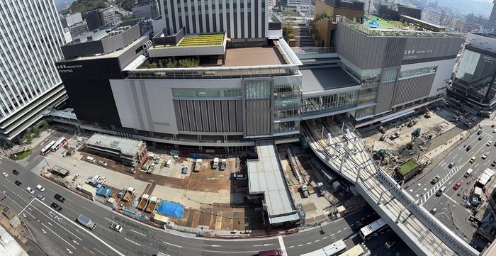 広島駅南口広場の全景写真