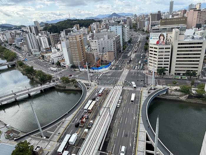 駅前大橋付近の写真
