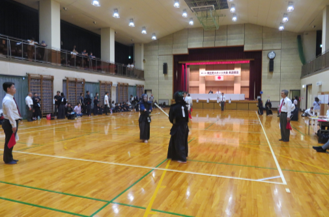 写真：区民スポーツ大会の剣道の様子