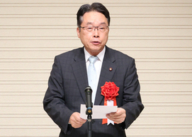 写真:市議会副議長祝辞