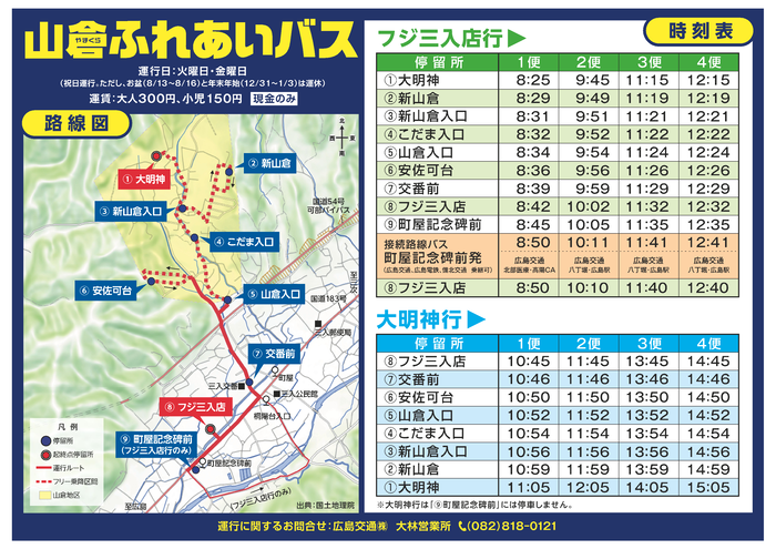 路線図・時刻表