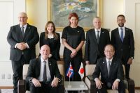 写真：エステヴァン・ブルネル・ネイビック大統領訪問1