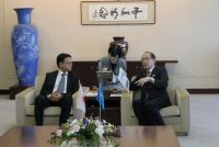 写真:ニキル・セス　国連事務次長補兼国連訓練調査研究所（ユニタール）総代表訪問2