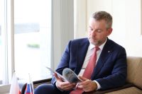 写真：ペテル・ペレグリニ　スロバキア大統領訪問3