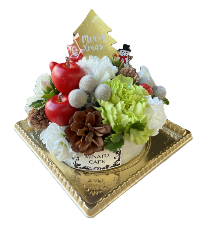 花のクリスマスケーキ（イメージ）
