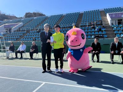 ソフトテニス日本代表チーム団結式その2