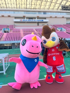 モヒカンアビィとのツーショット