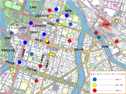 イラスト:定点調査マップ