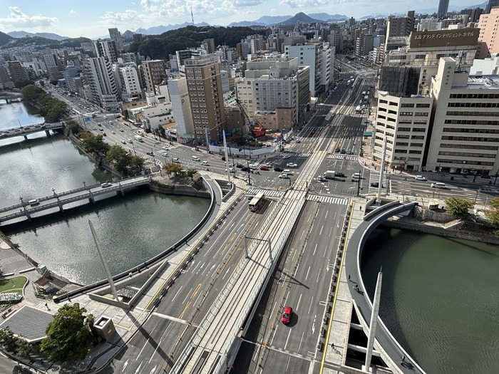 駅前大橋付近の写真