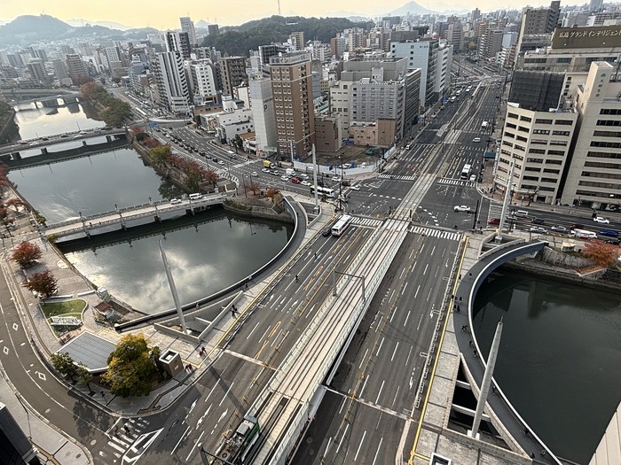 駅前大橋付近の写真