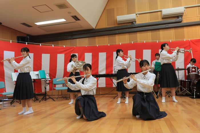 吹奏楽演奏の様子