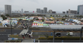 写真:みなとフェスタ遠景