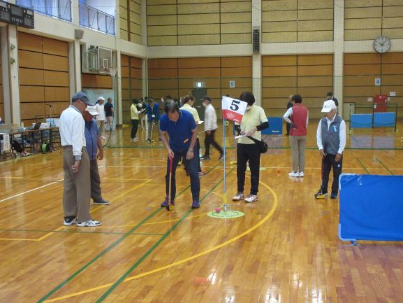 写真:グラウンドゴルフ大会