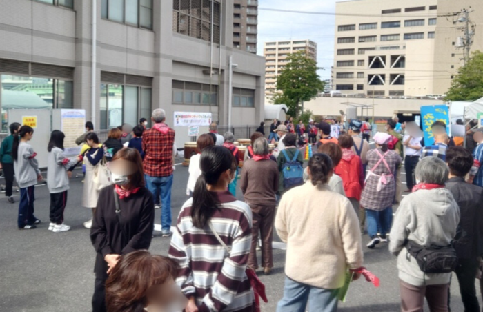写真:広場の様子