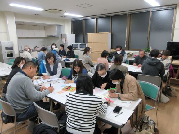 写真:設立の様子