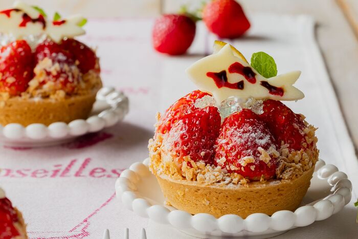 写真：恋する人参のホワイトチョコレートタルト