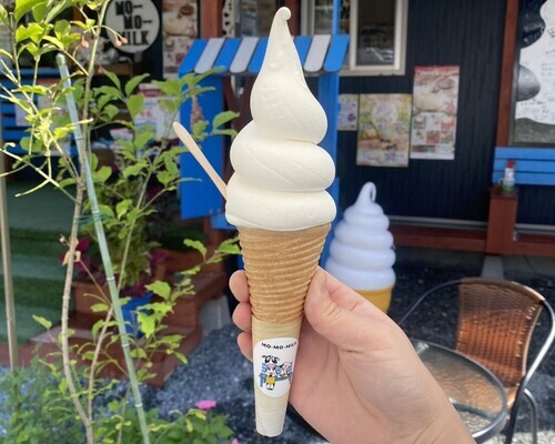 白バラ牛乳専門店《 MO-MO-MILK 》テキスト