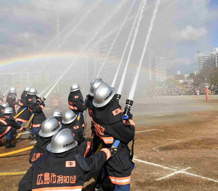 写真：消防出初式