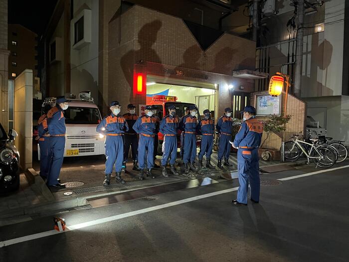 写真：年末特別警戒