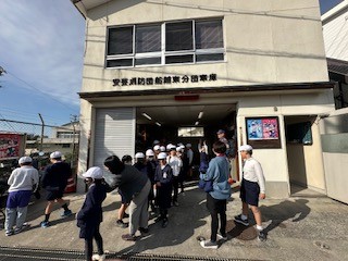 消防団車庫の写真