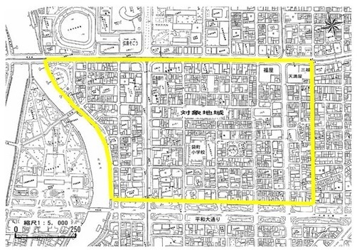 地図：都心範囲図