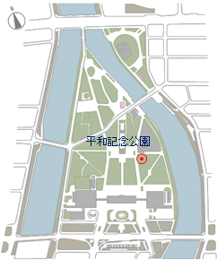 地図：クロマツ位置図