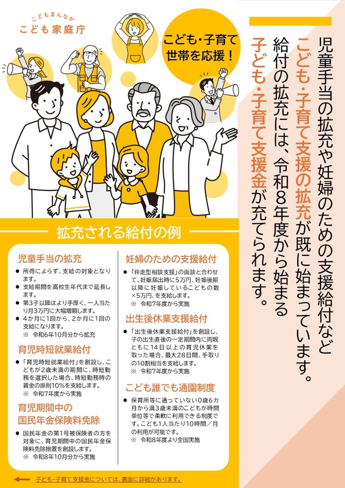 子ども・子育て支援金リーフレット1